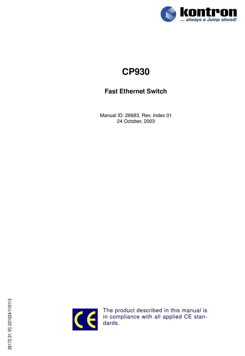 Kontron CP930 User manual