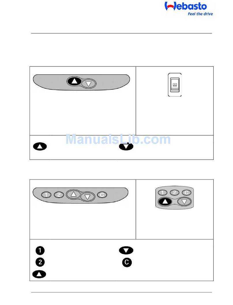 Webasto Hollandia 300 User manual
