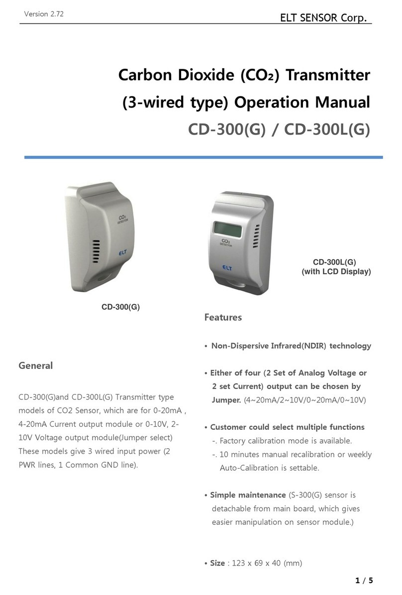 ELT Sensor CD-300 Operation manual
