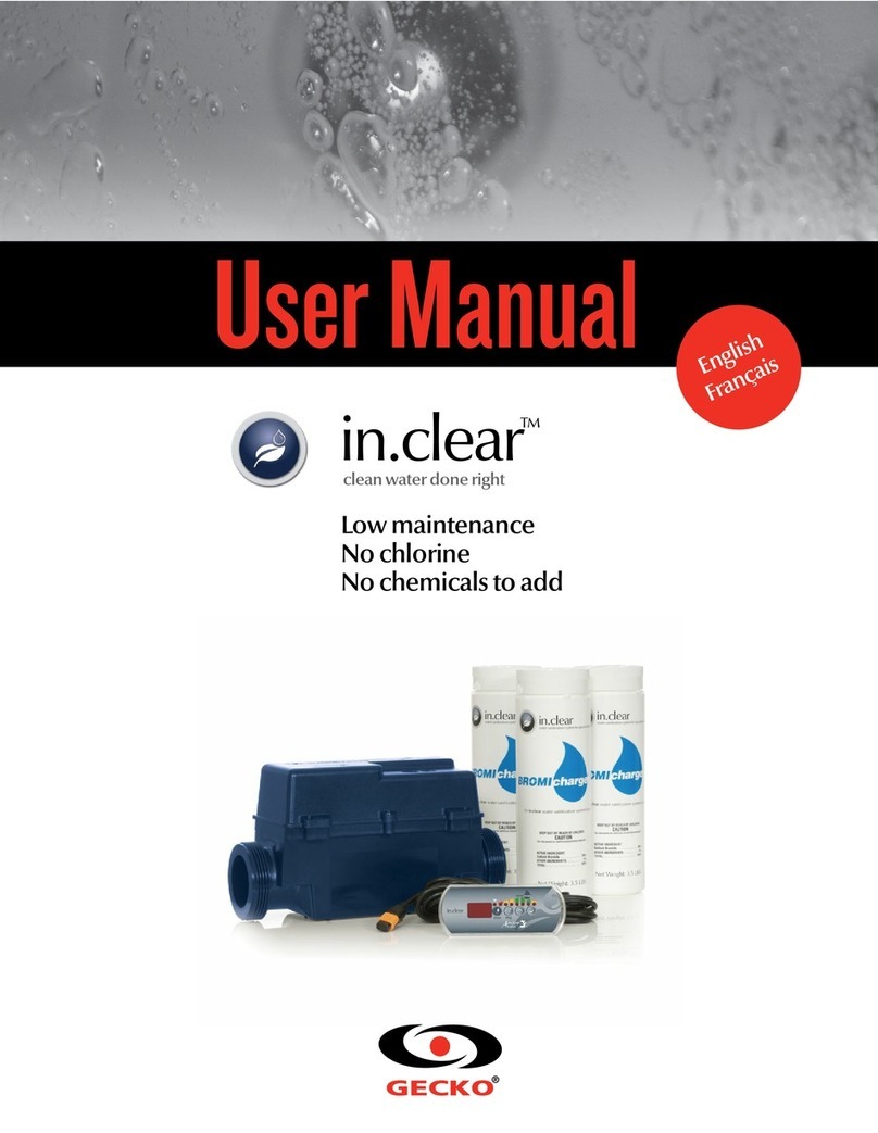 Gecko in.clear 0605-500002 user manual