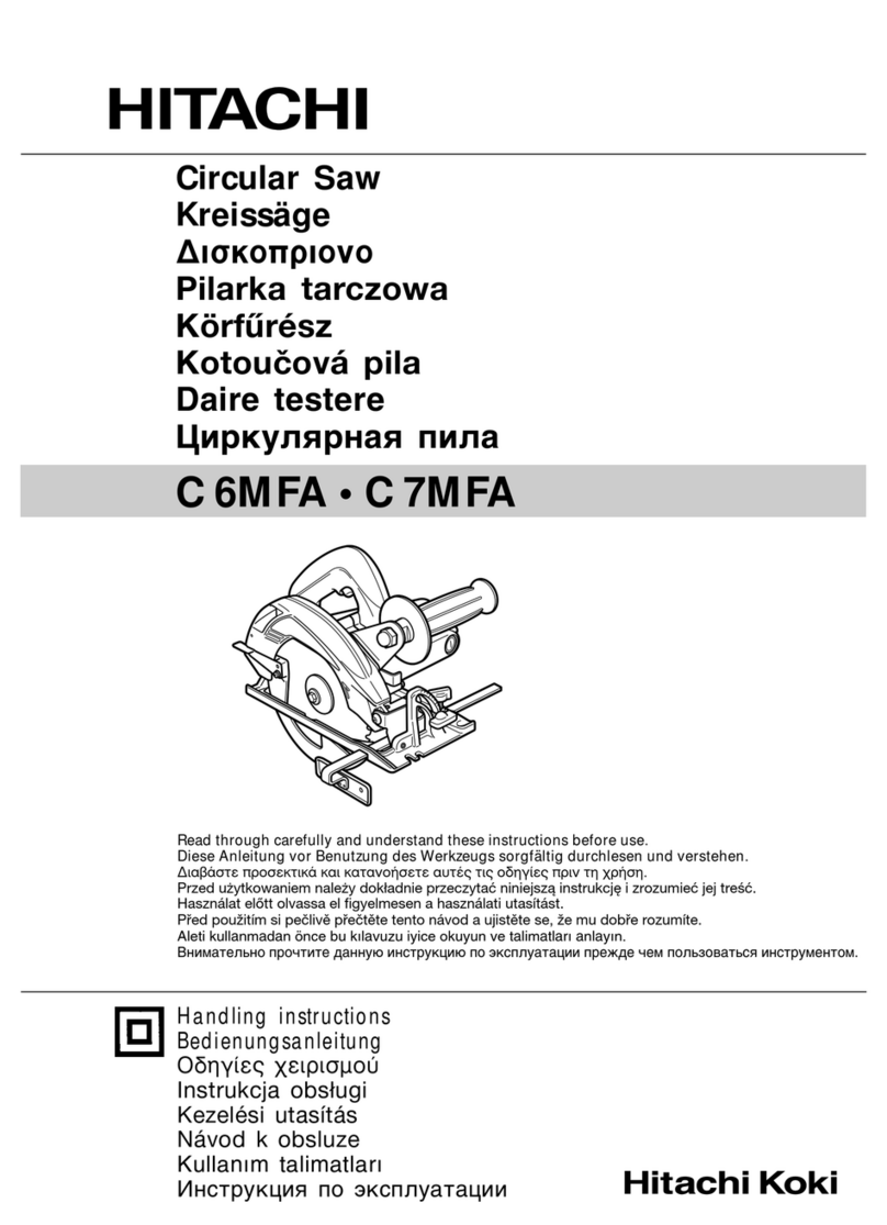 Hitachi C 6MFA Handling instructions
