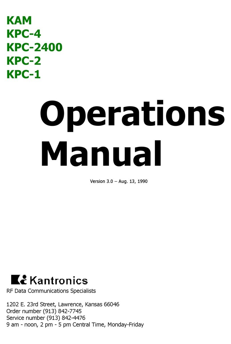 Kantronics KAM User manual