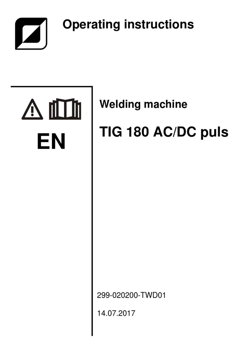 TEAM WELDER TIG 180 AC/DC puls operating instructions