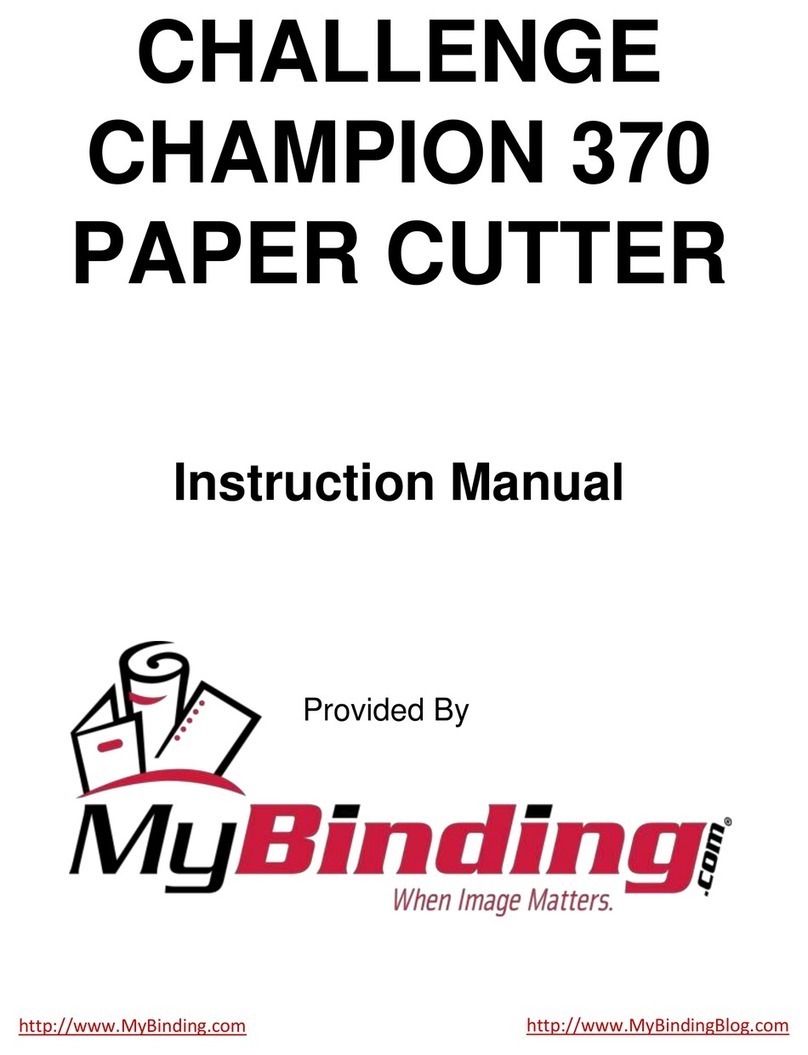 Challenge CHAMPION 370 XT User manual