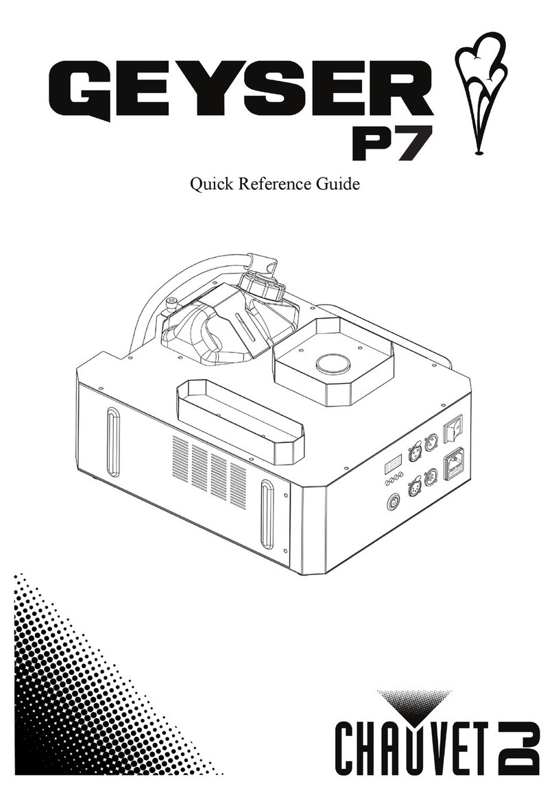 Chauvet Geyser P7 User manual
