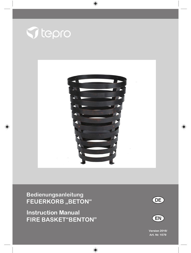 tepro BENTON instruction manual