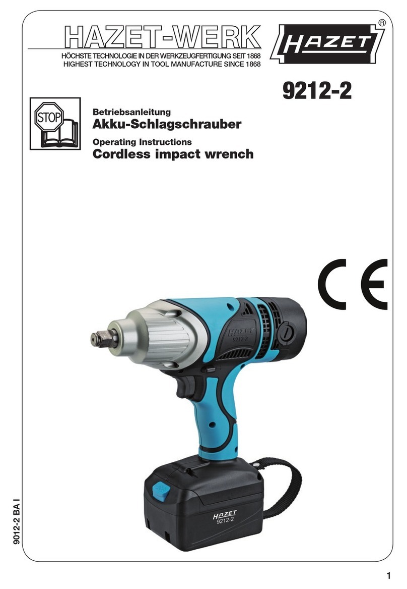 HAZET-WERK 9212-2 operating instructions
