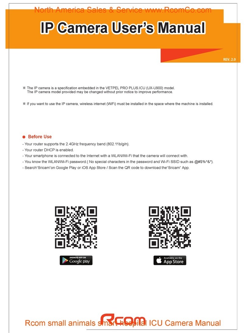 Rcom UX-U900 user manual