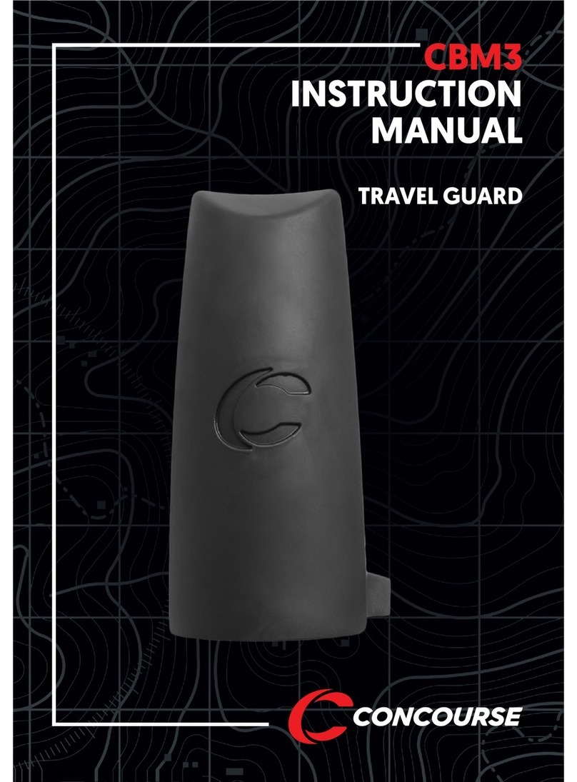 Concourse TRAVEL GUARD CBM3 instruction manual
