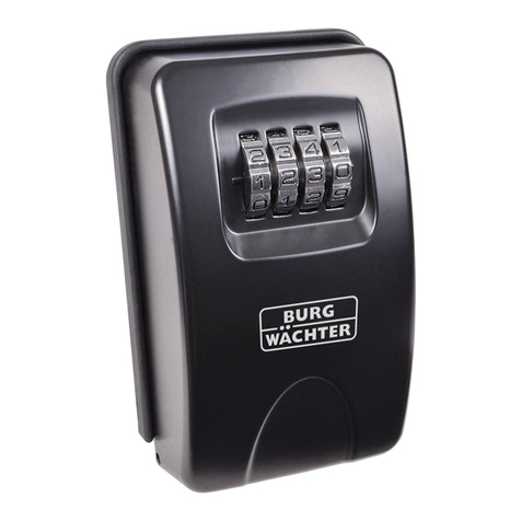 BURG-WACHTER Key safe user manual