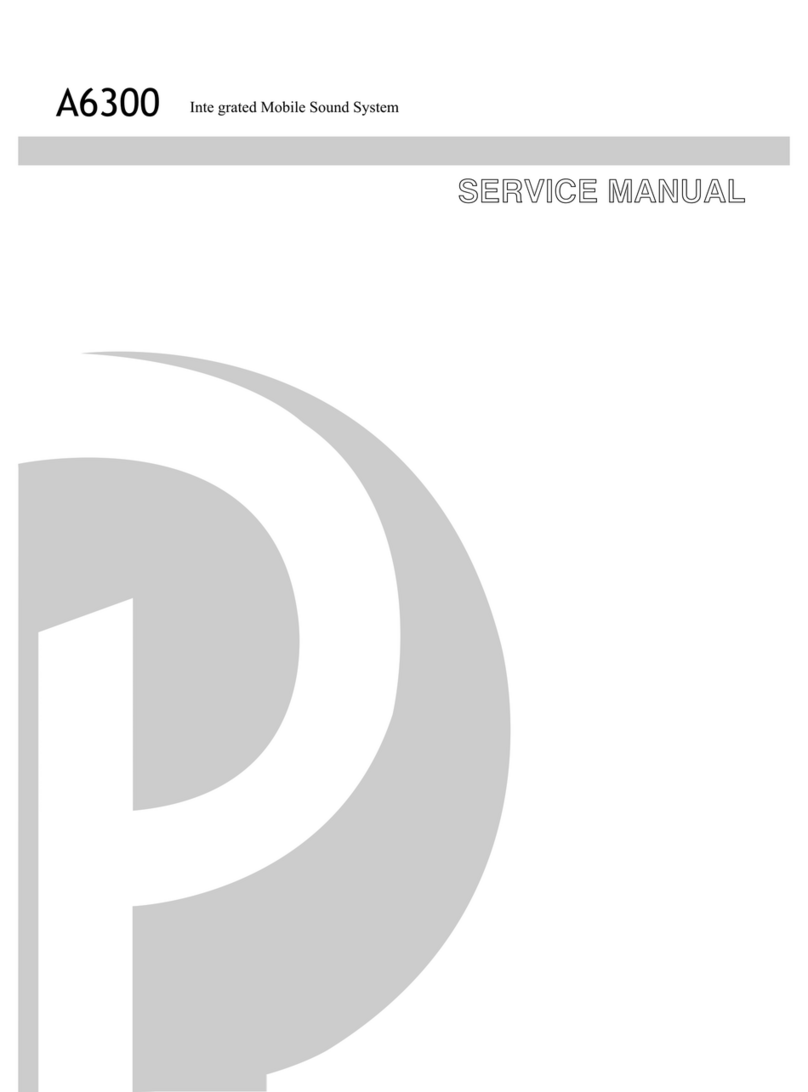 Phonic A6300 Service manual