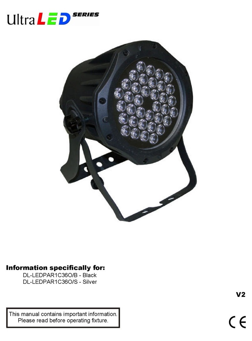 Techni-Lux DL-LEDPAR1C36O/B user manual