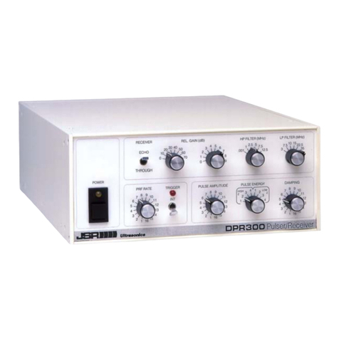 JSR Ultrasonics DPR300 Operator's manual