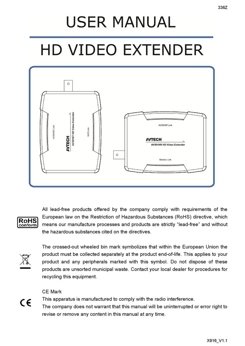 Avtech AVX916T user manual