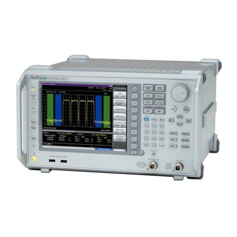 Anritsu MS2691A Operation manual