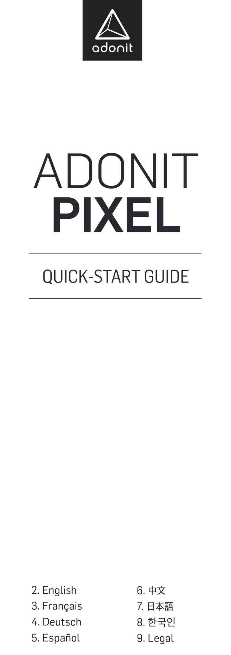 Adonit PIXEL User manual