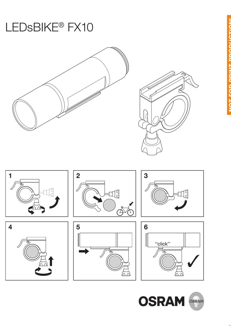 Osram LEDsBIKE FX10 instructions