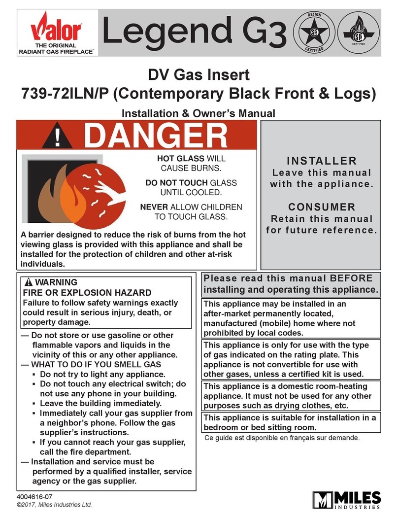 Valor 739-72ILN/P Installation instructions Valor 739-72ILN/P Installation instructions