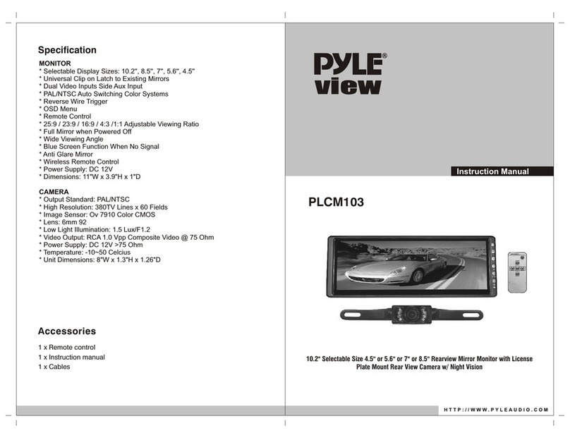 Pyle view PLCM103 instruction manual