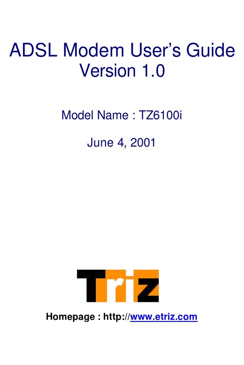 Triz TZ6100i User manual