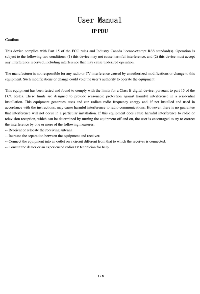 Switek LIU-0816WN User manual