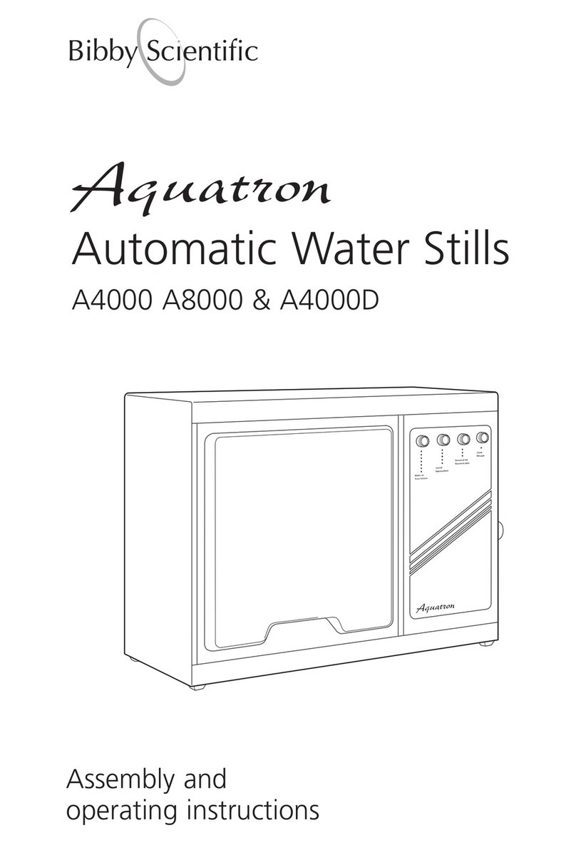 Bibby Sterilin aquatron A4000 Assembly and operating instructions
