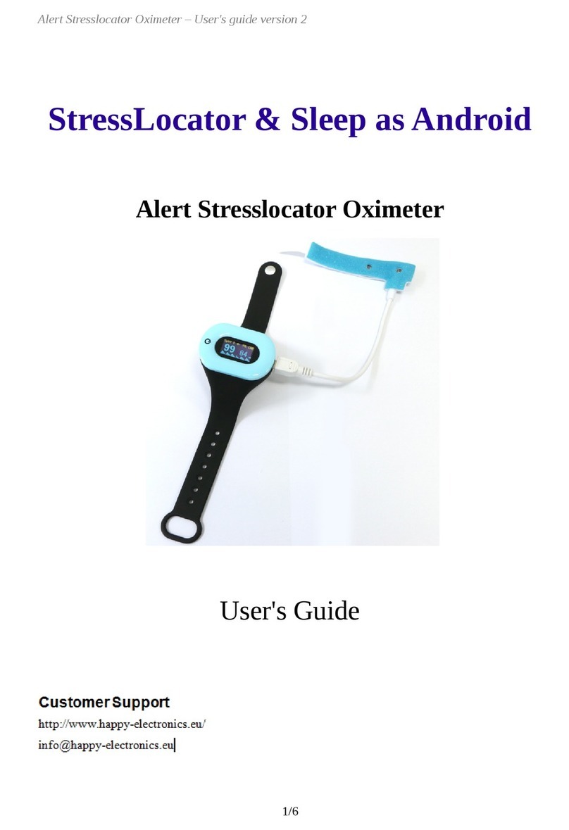 Happy Electronics Alert Stresslocator Oximeter user guide