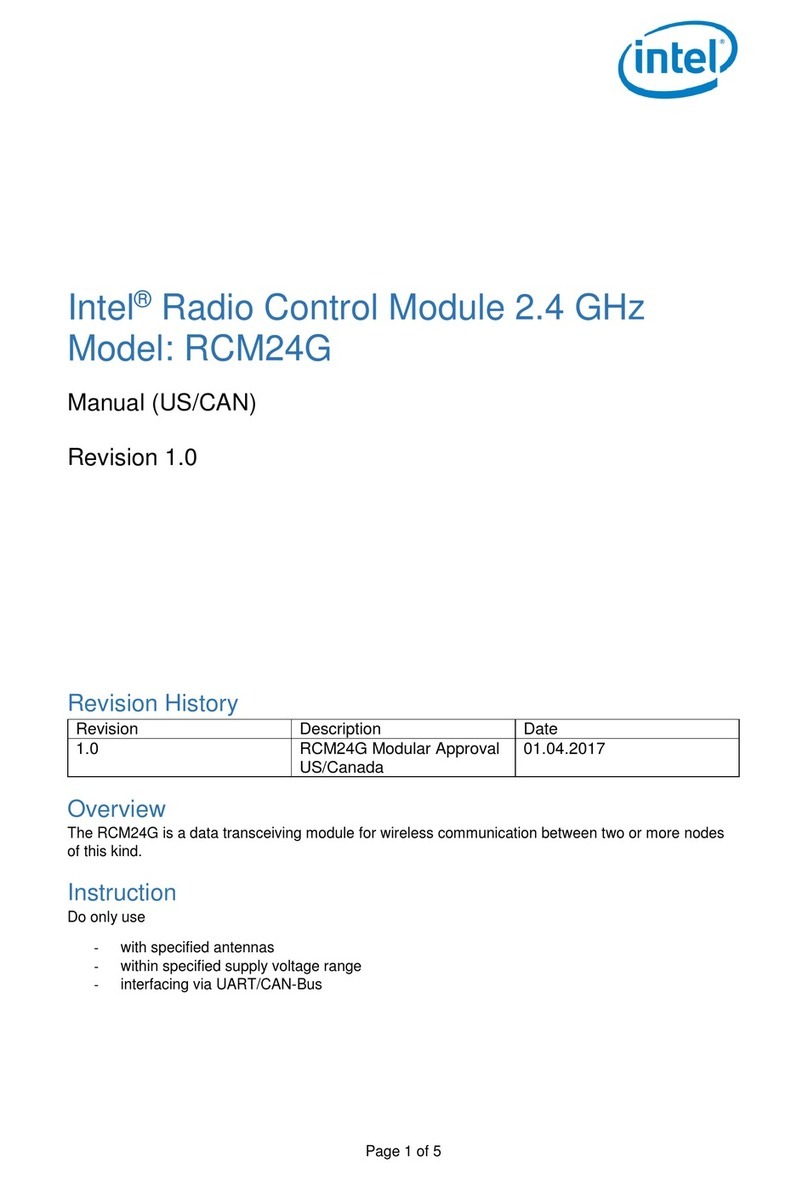 Intel RCM24G User manual