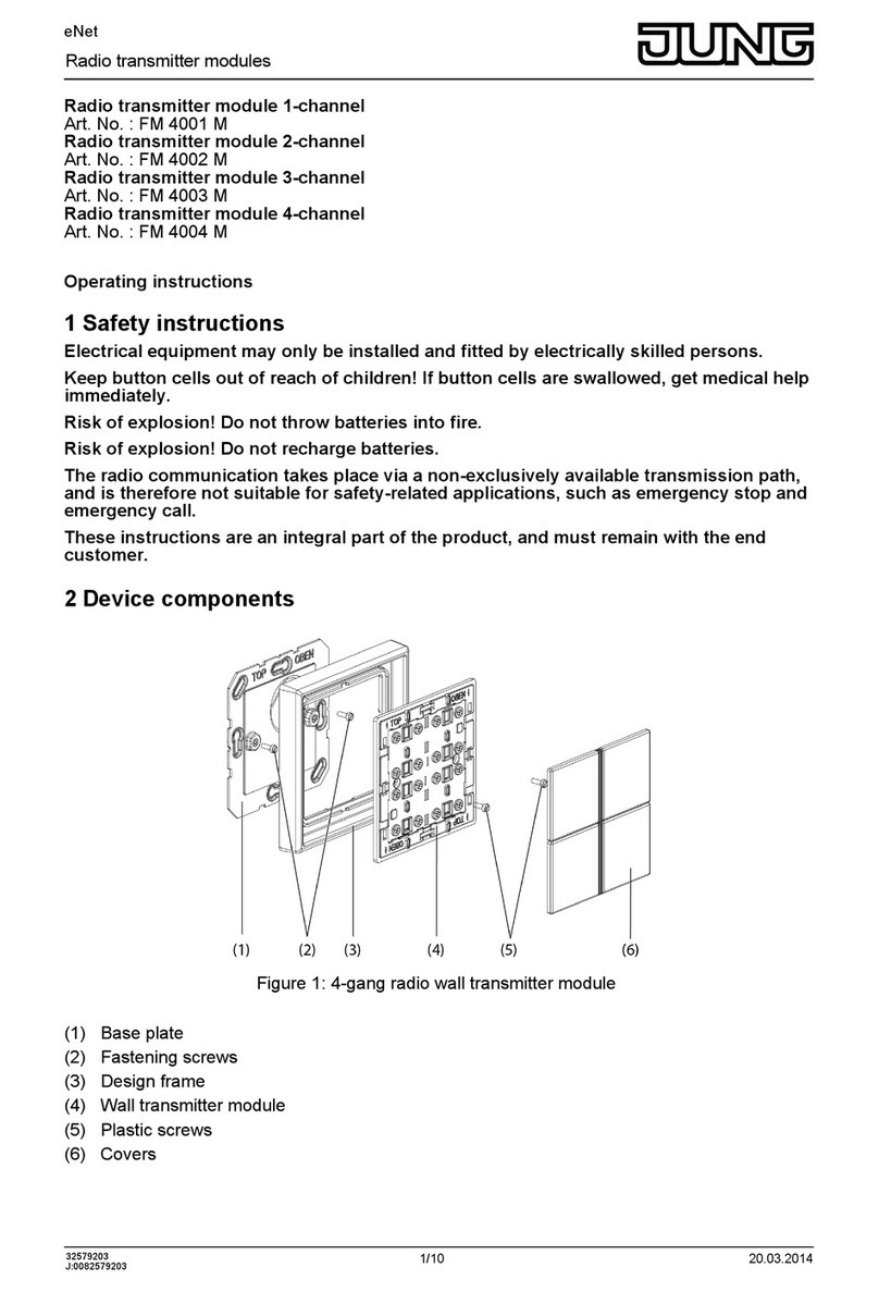 Jung FM 4001 M operating instructions