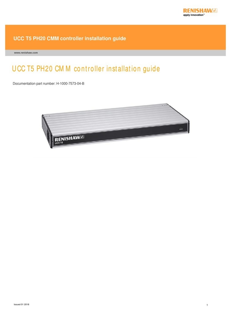 Renishaw UCC T5 User manual Renishaw UCC T5 User manual