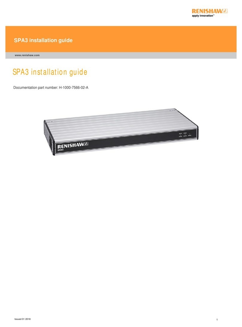 Renishaw SPA3 installation guide