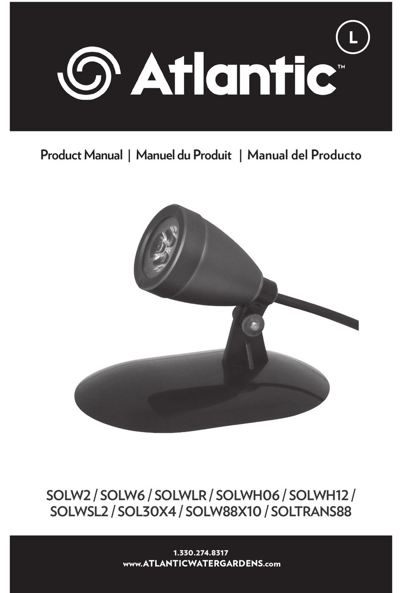 Atlantic SOLW2 product manual Atlantic SOLW2 product manual