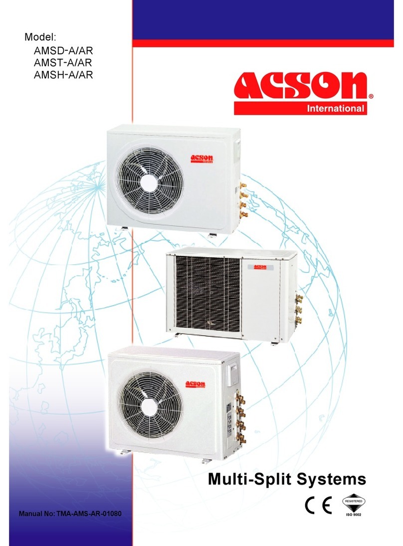 Acson AMSD-A/AR User manual