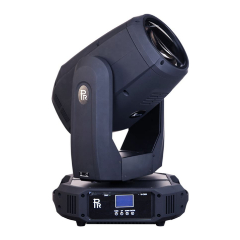 PR Lighting XR440 BEAM user manual