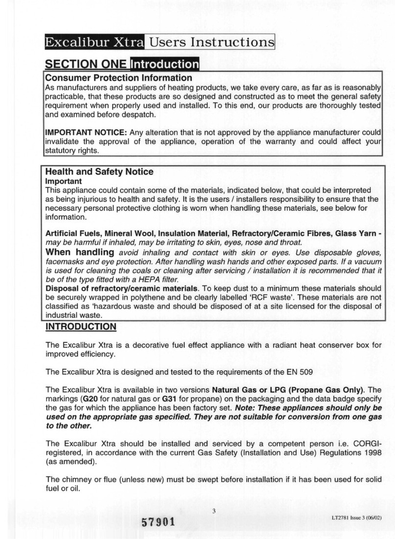Excalibur xtra User manual Excalibur xtra User manual