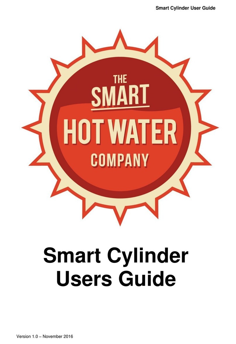 Smart Hot Water Company Smart Cylinder series user guide Smart Hot Water Company Smart Cylinder series user guide