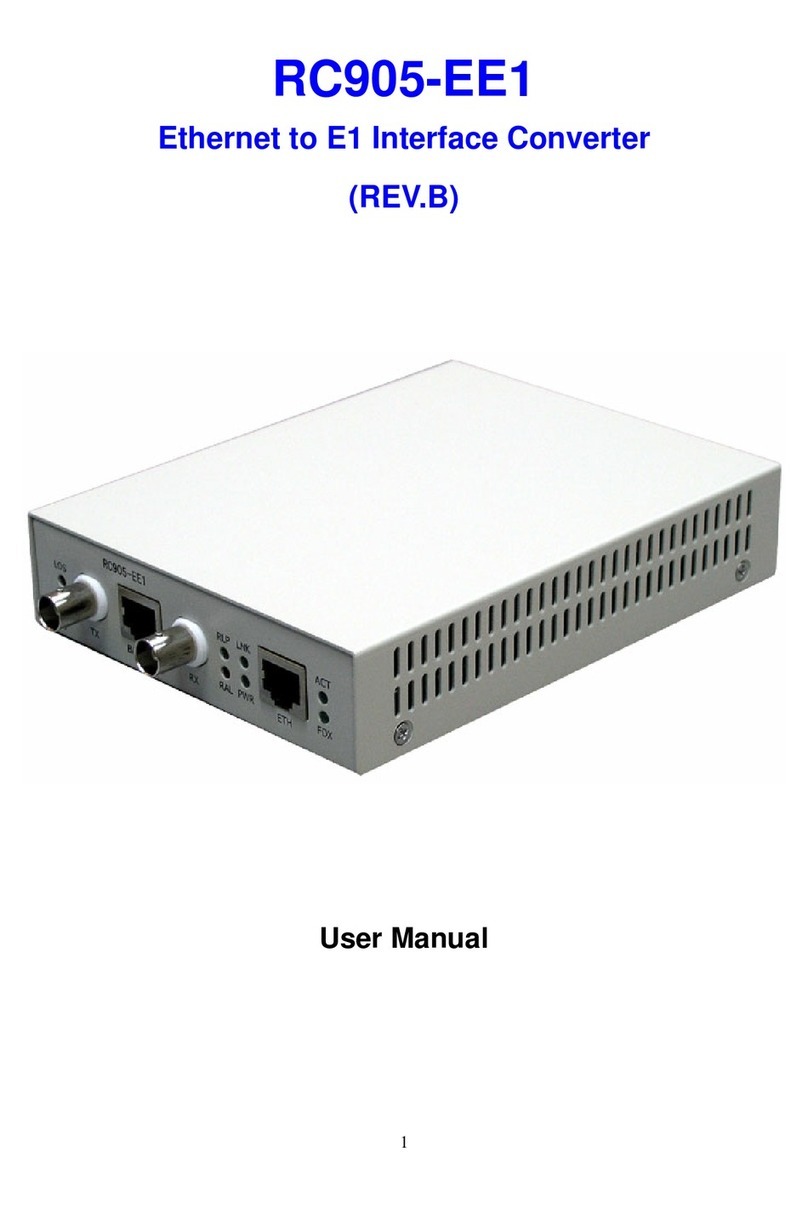 Raisecom RC905-EE1 user manual