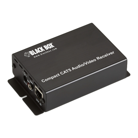 Black Box CAT5 Shielded Twisted Pair (STP) Patch Cable manual