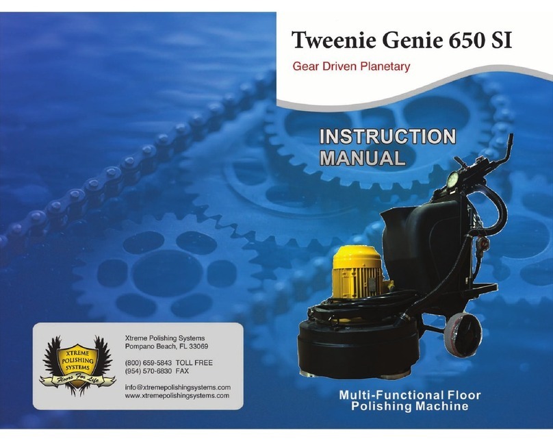 Xtreme Polishing Systems Tweenie Genie 650 SI instruction manual