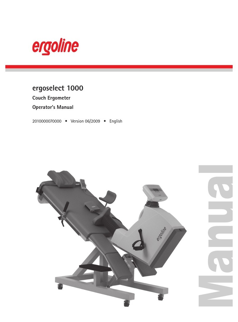 ergoline ergoselect 1000 Operator's manual