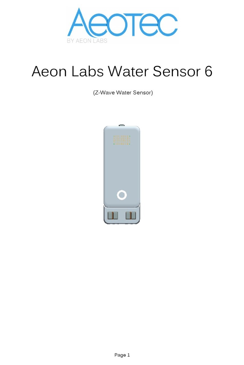 Aeon Labs Aeotec Water Sensor 6 User manual