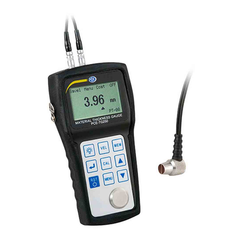 PCE Instruments PCE-TG 250 User manual