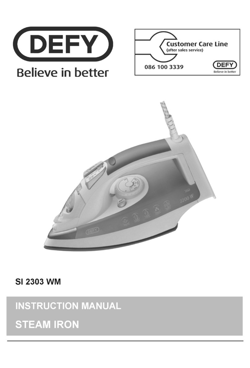 Defy SI 2303 WM instruction manual