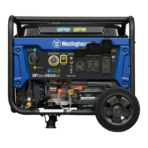 Westinghouse WGen3600DF user manual Westinghouse WGen3600DF user manual