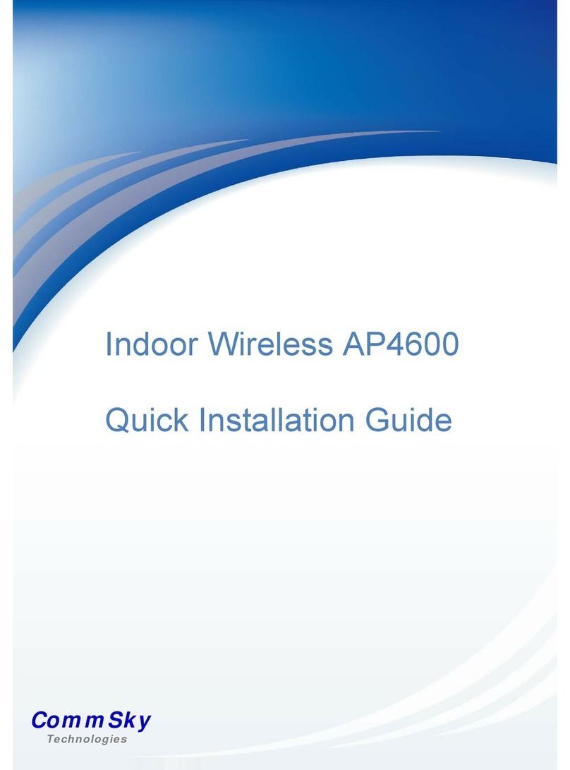 CommSky AP4600 series Quick installation guide