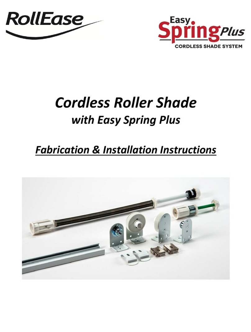 RollEase Easy Spring Plus installation instructions