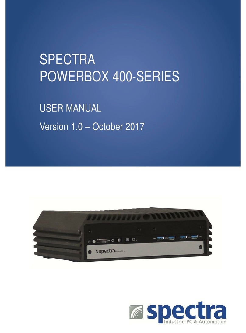 Spectra POWERBOX 400 SERIES User manual