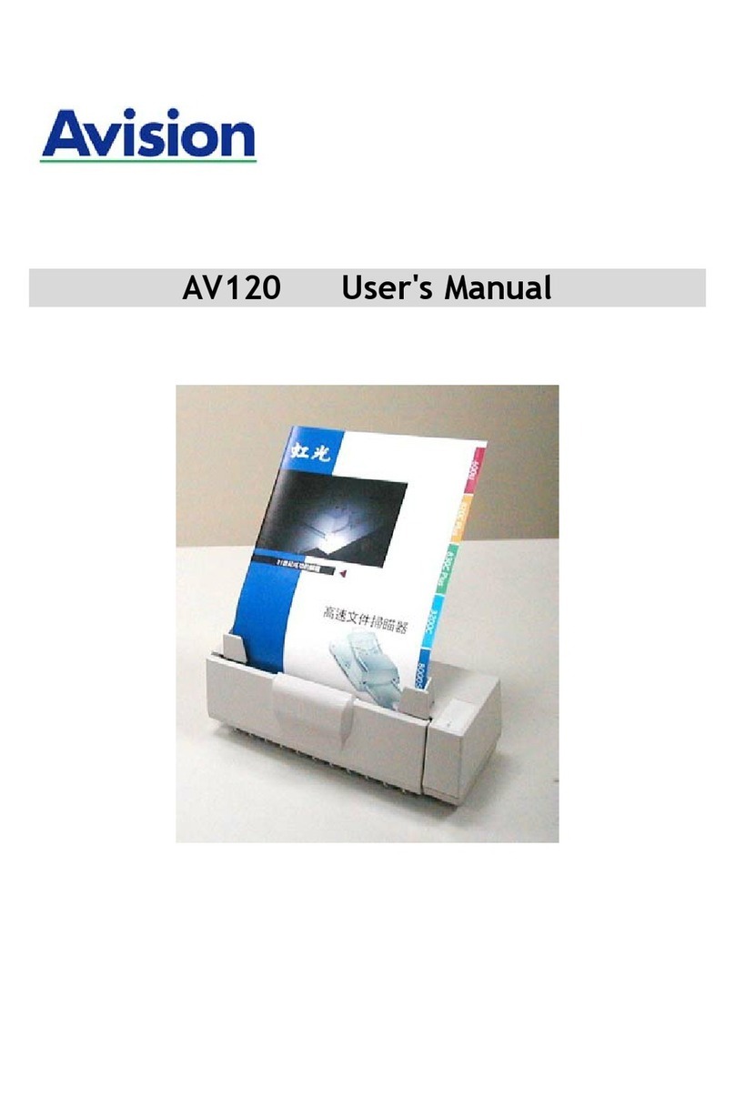 Avision AV120 user manual