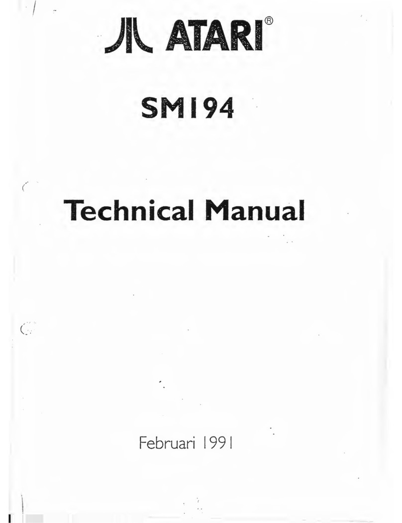 Atari SM194 User manual
