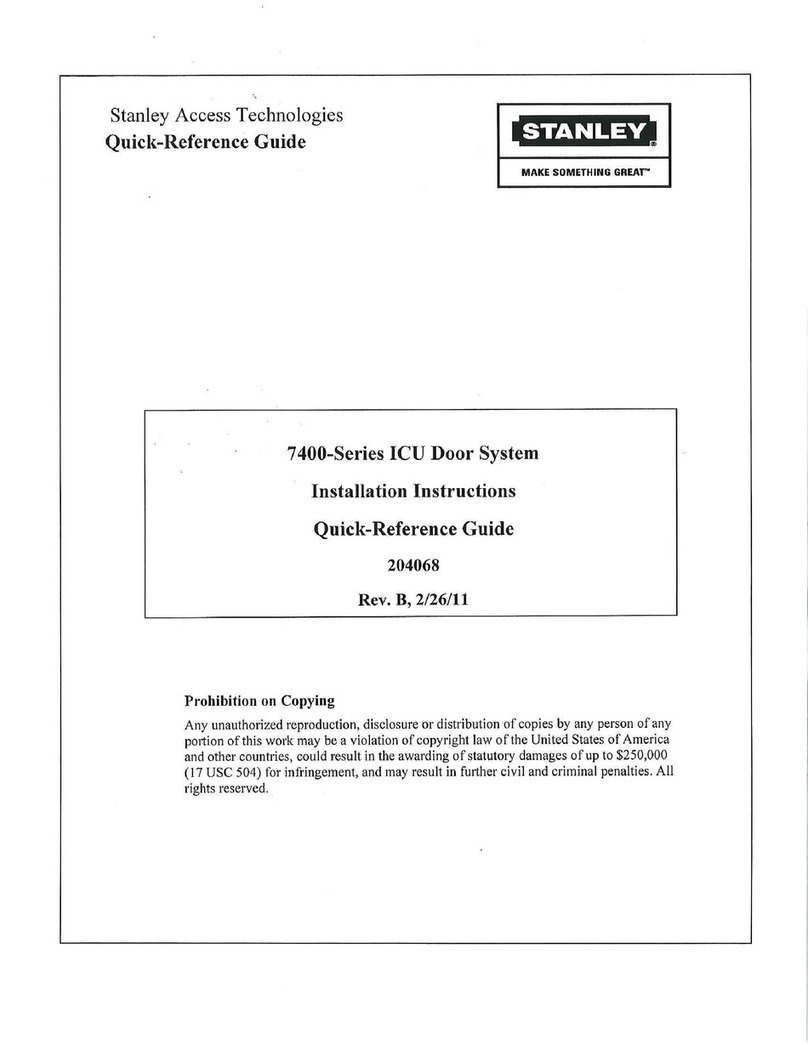 Stanley 7400-Series Quick reference guide